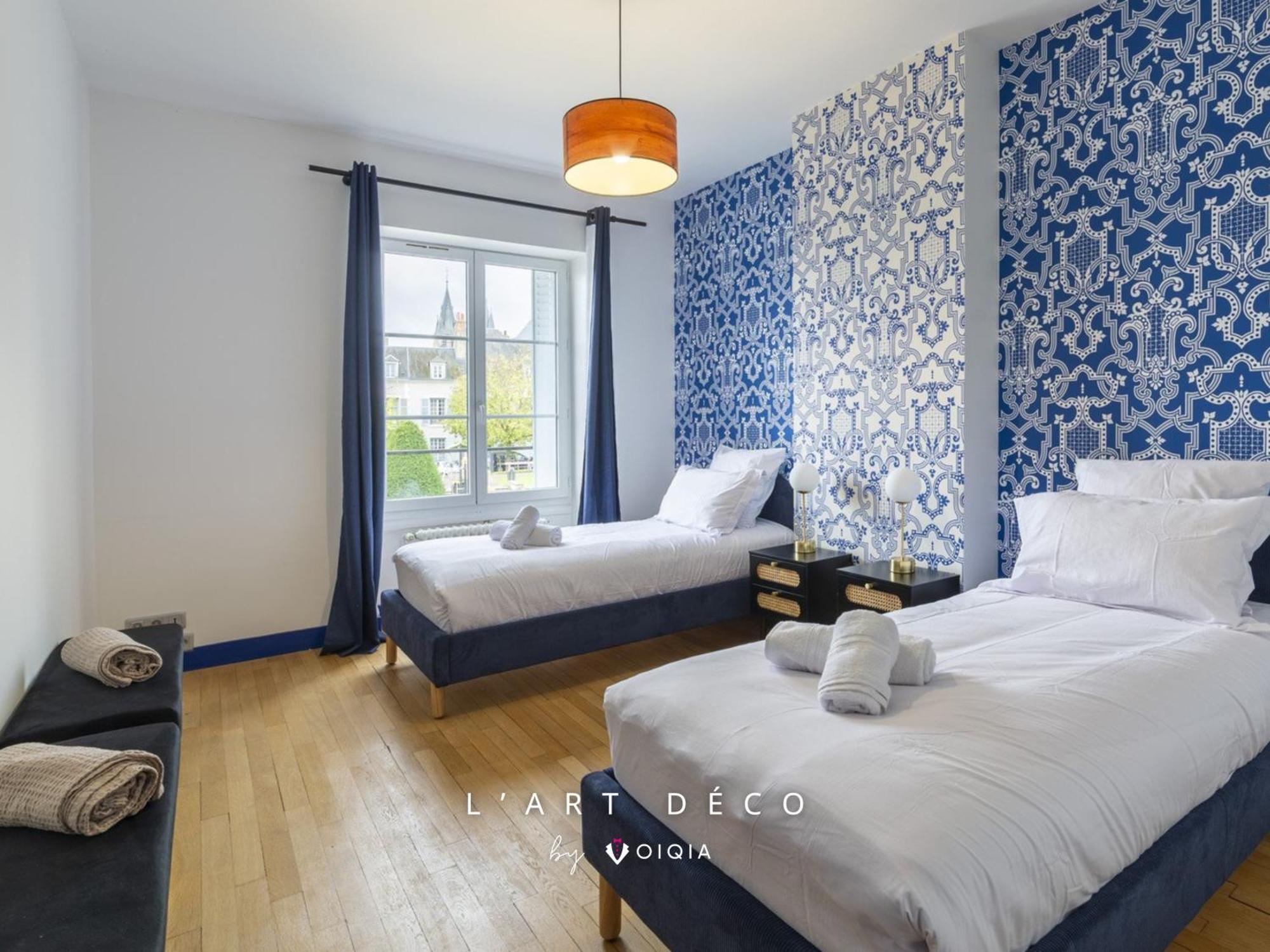 L'art Deco ~ Centre-ville ~ Vue Sur La Loire Appartement Blois